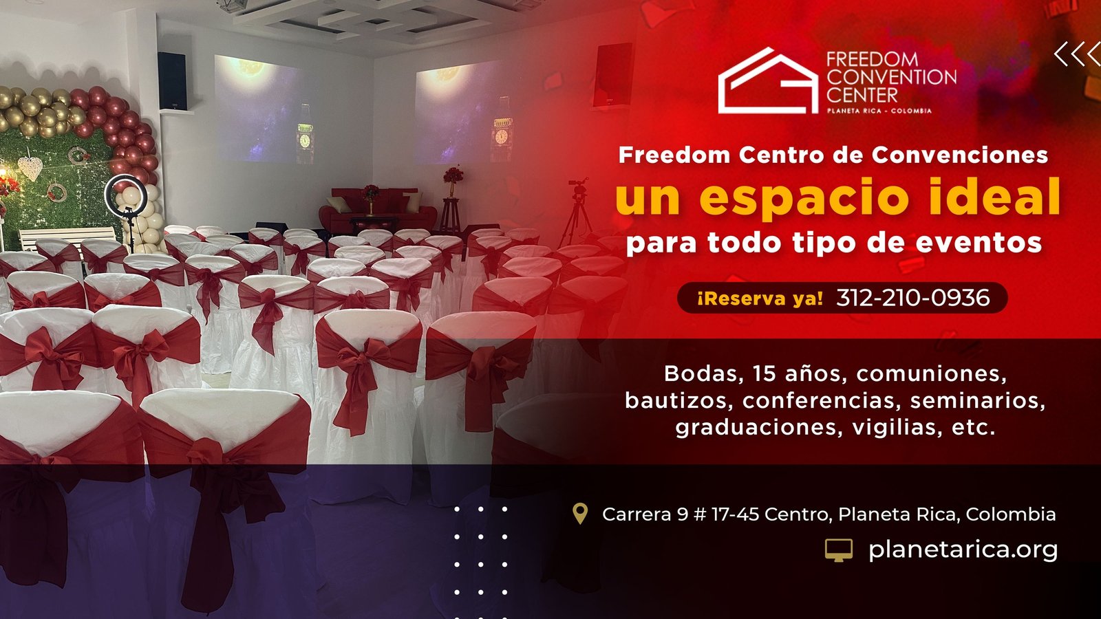 Celebra Tu Evento En El Mejor El Mejor Lugar, Centro De Convenciones FREEDOM.